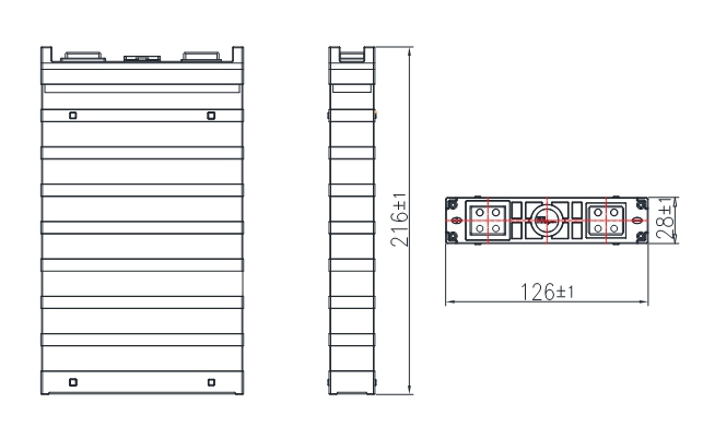 OHSAS18001 LiFePO4 recargable 12V 50Ah Li Ion Battery Cell 1