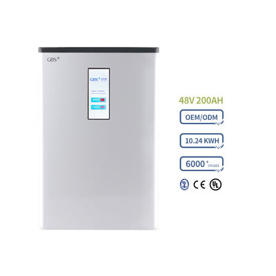 Buen precio CE UL 51.2v 48v 100ah 200ah Batería Solar para el Hogar Montada en Pared L 10Kwh Lifepo4 Batería de Almacenamiento de Energía Lifepo4 en línea