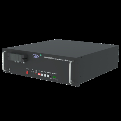 Buen precio Módulo de batería Lifepo4 recargable para gabinete 3U 48V100Ah (15S) para telecomunicaciones en línea
