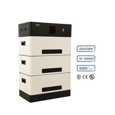 Buen precio 48V 96V 144V 192V 50Ah 100Ah HV Stacking Battery System LiFePO4 Lithium Battery for Household Energy Storage en línea