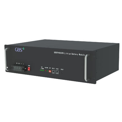 Buen precio 51.2V 50Ah LiFePO4 Lithium Ion Split Battery Pack para almacenamiento de energía de telecomunicaciones con comunicación RS232/RS485 en línea
