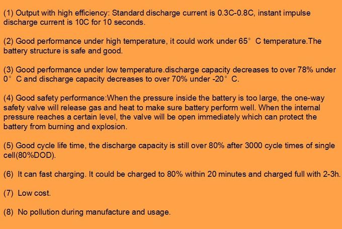 Batería de la alta capacidad LiFePO4 12V 40Ah para el sistema eléctrico solar fuera de la red 8
